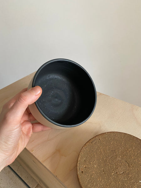 Box With Brown Lid
