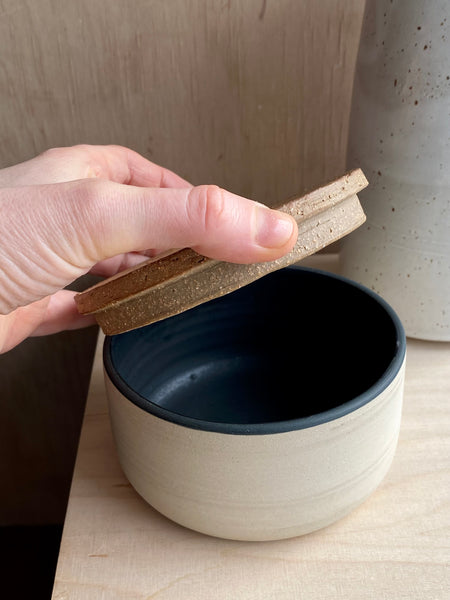 Box With Brown Lid