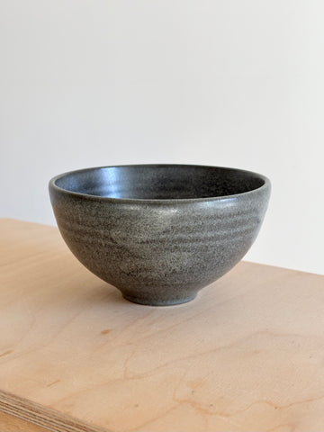 Small bowl matte grey