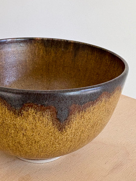 Small bowl matte brown