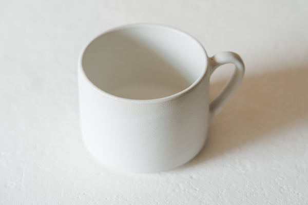 Cup with Handle Matt White