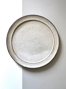 Dinner Plate Black Stoneware