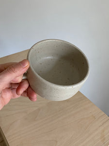 Flat Cup Natural With Handle